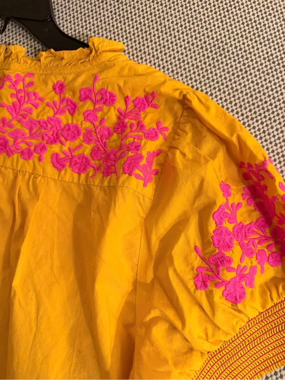 J. Crew mustard yellow